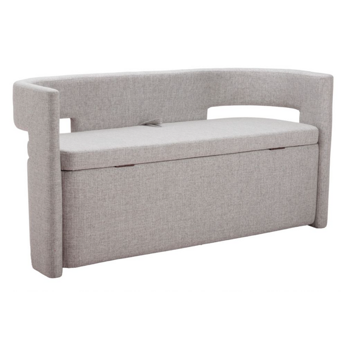 Zuo Papua Storage Bench Gray - Bed & Sofa Hub