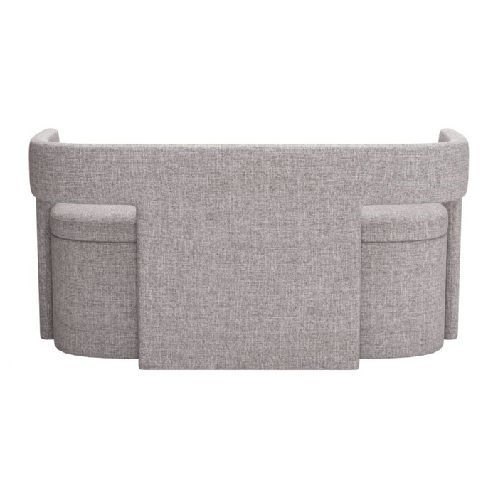 Zuo Papua Storage Bench Gray - Bed & Sofa Hub