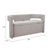 Zuo Papua Storage Bench Gray - Bed & Sofa Hub