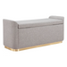 Zuo Dobo Storage Bench Gray - Bed & Sofa Hub