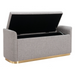 Zuo Dobo Storage Bench Gray - Bed & Sofa Hub