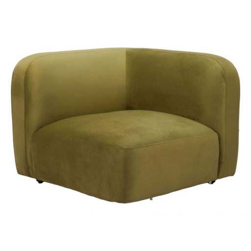 Zuo Biak Corner Chair Green - Bed & Sofa Hub
