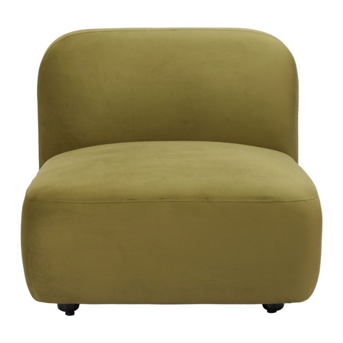 Zuo Biak Middle Chair Green - Bed & Sofa Hub