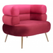 Zuo Arish Accent Chair Red - Bed & Sofa Hub
