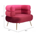 Zuo Arish Accent Chair Red - Bed & Sofa Hub