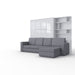 Maxima House Murphy Bed (Wall Bed With a Sofa and Bookcase) - Bed & Sofa Hub