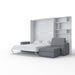 Maxima House Murphy Bed (Wall Bed With a Sofa and Bookcase) - Bed & Sofa Hub
