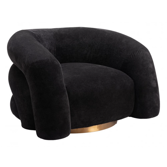 Zuo Havn Accent Chair Black - Bed & Sofa Hub