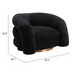 Zuo Havn Accent Chair Black - Bed & Sofa Hub
