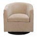 Zuo Hanko Swivel Chair Golden Beige - Bed & Sofa Hub