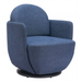 Zuo Bant Swivel Chair Blue - Bed & Sofa Hub