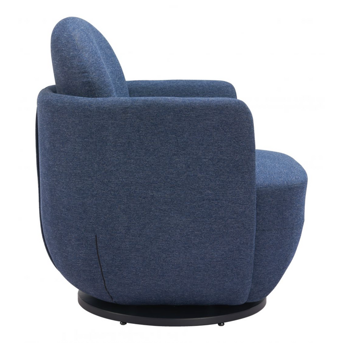 Zuo Bant Swivel Chair Blue - Bed & Sofa Hub