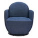 Zuo Bant Swivel Chair Blue - Bed & Sofa Hub