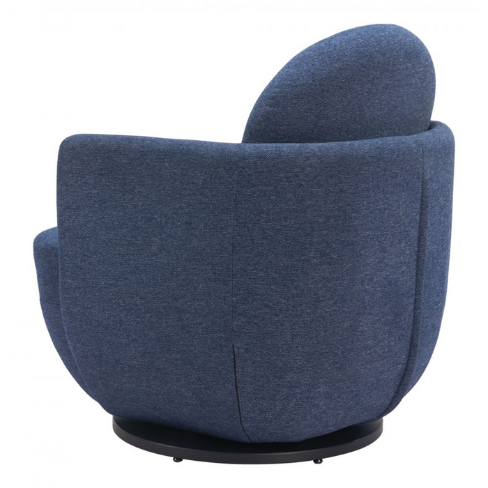 Zuo Bant Swivel Chair Blue - Bed & Sofa Hub