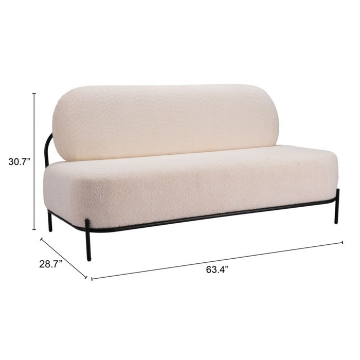 Zuo Arendal Sofa Vanilla - Bed & Sofa Hub