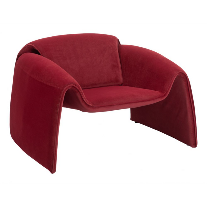 Zuo Horten Accent Chair Red - Bed & Sofa Hub