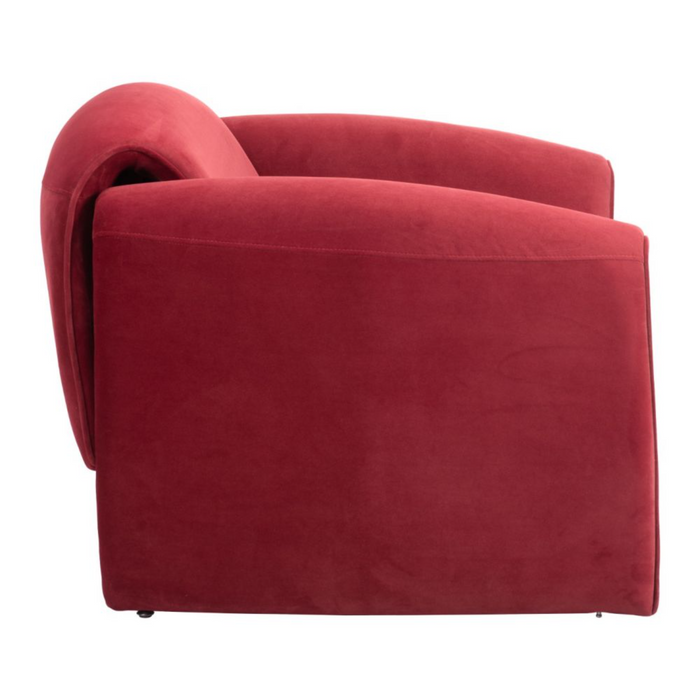 Zuo Horten Accent Chair Red - Bed & Sofa Hub