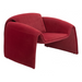 Zuo Horten Accent Chair Red - Bed & Sofa Hub
