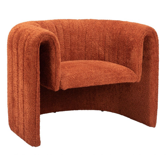 Zuo Viana Accent Chair Burnt Orange - Bed & Sofa Hub