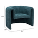 Zuo Viana Accent Chair Aquamarine - Bed & Sofa Hub