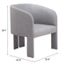 Zuo Hull Accent Chair Slate Gray - Bed & Sofa Hub