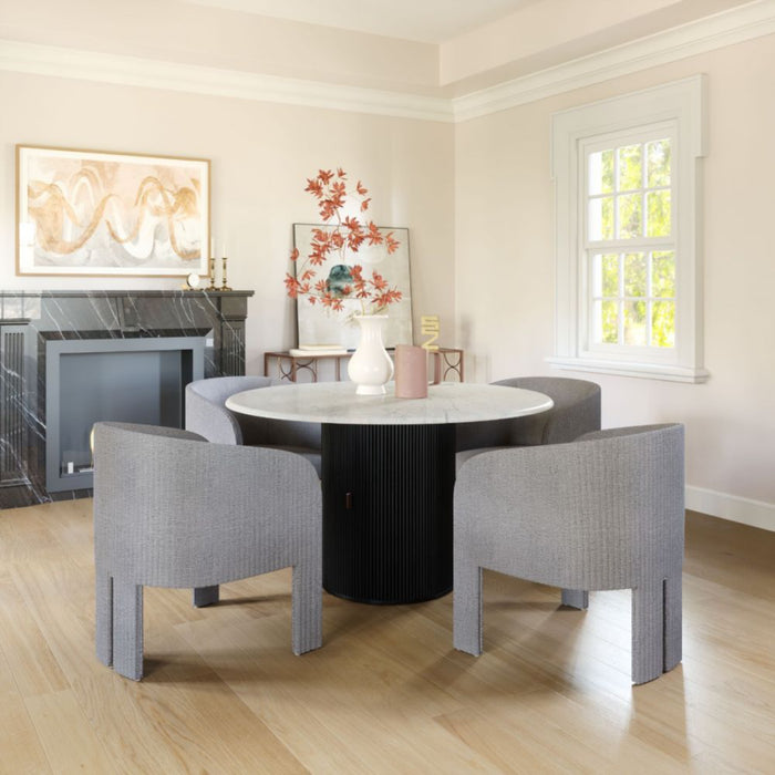 Zuo Hull Accent Chair Slate Gray - Bed & Sofa Hub