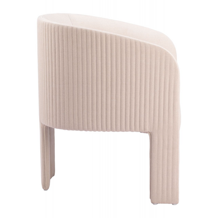Zuo Hull Accent Chair Beige - Bed & Sofa Hub
