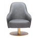 Zuo Withby Accent Chair Gray - Bed & Sofa Hub