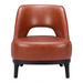 Zuo Mistley Accent Chair Brown - Bed & Sofa Hub
