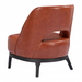Zuo Mistley Accent Chair Brown - Bed & Sofa Hub