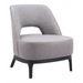 Zuo Mistley Accent Chair Gray - Bed & Sofa Hub