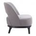 Zuo Mistley Accent Chair Gray - Bed & Sofa Hub