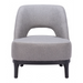 Zuo Mistley Accent Chair Gray - Bed & Sofa Hub