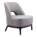 Zuo Mistley Accent Chair Gray - Bed & Sofa Hub
