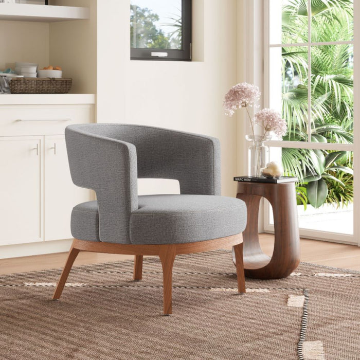 Zuo Penryn Accent Chair Slate Gray - Bed & Sofa Hub
