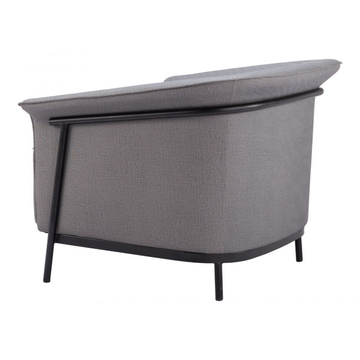 Zuo Burry Accent Chair Slate Gray - Bed & Sofa Hub