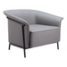 Zuo Burry Accent Chair Slate Gray - Bed & Sofa Hub