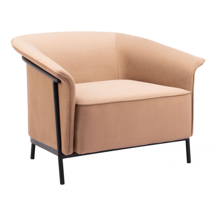 Zuo Burry Accent Chair Tan - Bed & Sofa Hub
