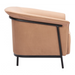 Zuo Burry Accent Chair Tan - Bed & Sofa Hub
