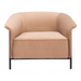 Zuo Burry Accent Chair Tan - Bed & Sofa Hub