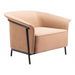Zuo Burry Accent Chair Tan - Bed & Sofa Hub