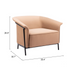 Zuo Burry Accent Chair Tan - Bed & Sofa Hub