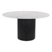 Zuo Izola Dining Table White & Black - Bed & Sofa Hub