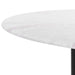 Zuo Izola Dining Table White & Black - Bed & Sofa Hub