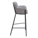Zuo Bremor Barstool Slate Gray - Bed & Sofa Hub