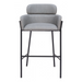 Zuo Bremor Barstool Slate Gray - Bed & Sofa Hub