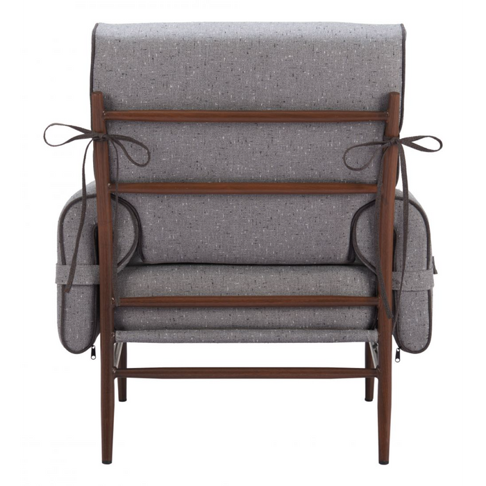 Zuo Klem Accent Chair Gray - Bed & Sofa Hub