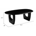 Zuo Arasan Coffee Table Black - Bed & Sofa Hub