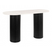 Zuo Izola Console Table White & Black - Bed & Sofa Hub