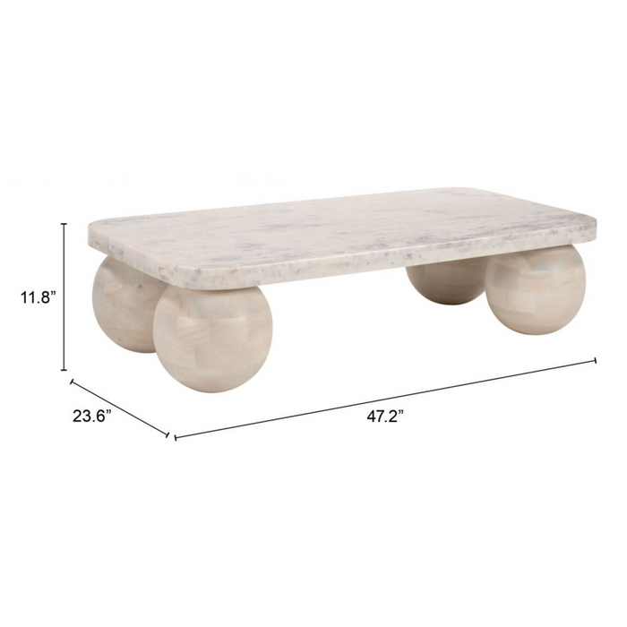 Zuo Camakat Coffee Table Natural - Bed & Sofa Hub